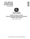 John Deere 8100, 8200, 8300, 8400, 8500, 8600, 8700 and 8800 Self-Propelled Forage Harvesters (SN: 516000-618999) Repair Manual (TM407119)