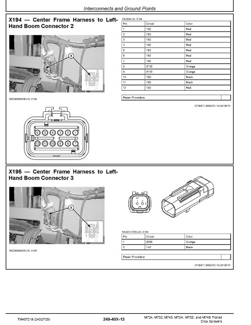 John Deere M724, M724i, M732, M732i, M740 and M740i Trailed Crop Sprayers (European Edition) Diagnostic Manual (TM407219) John Deere M724, M724i, M732, M732i, M740 and M740i Trailed Crop Sprayers (European Edition) Diagnostic Manual (TM407219)