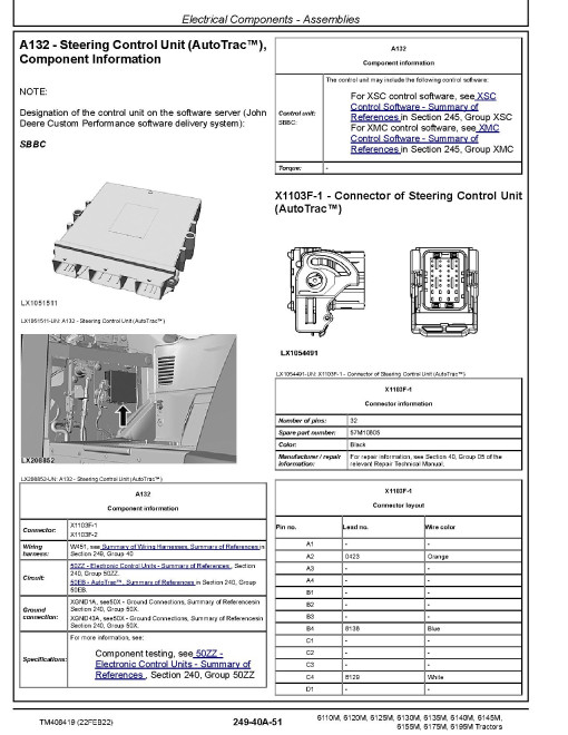 John Deere 6110M, 6120M, 6125M, 6130M, 6135M, 6140M, 6145M, 6155M, 6175M, 6195M Tractors (MY16-17) Diagnostic Manual (TM408419) John Deere 6110M, 6120M, 6125M, 6130M, 6135M, 6140M, 6145M, 6155M, 6175M, 6195M Tractors (MY16-17) Diagnostic Manual (TM408419)