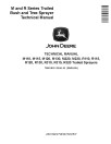John Deere M110, M115, M120, M130, M220, M230, R110, R115, R120, R130, R310, R315, R320 Trailed Sprayers Technical Manual (TM411819)