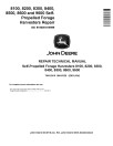 John Deere 8100, 8200, 8300, 8400, 8500, 8600 and 9600 Self-Propelled Forage Harvesters (SN: 619000-619999) Repair Manual (TM412419)