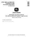 John Deere 9700, 9800 and 9900 Self-Propelled Forage Harvesters (SN: 620000-620999) Diagnostic Manual (TM413419)