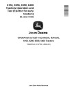 John Deere 6100, 6200, 6300 and 6400 Tractors (SN. before 101000) Electical System Operation and Test Manual Supplement (TM4487ELEC)