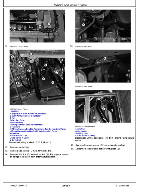 John Deere CTS Combines (SN: 068887-070230) Technical Manual (TM4521) John Deere CTS Combines (SN: 068887-070230) Technical Manual (TM4521)