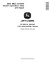 John Deere 5300, 5400 and 5500 Tractors Operation, Tests and Repair Technical Manual (TM4542)