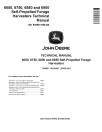 John Deere 6650, 6750, 6850 and 6950 Self-Propelled Forage Harvesters Technical Manual (TM4621)