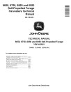 John Deere 6650, 6750, 6850 and 6950 Self-Propelled Forage Harvesters Technical Manual (TM4631)