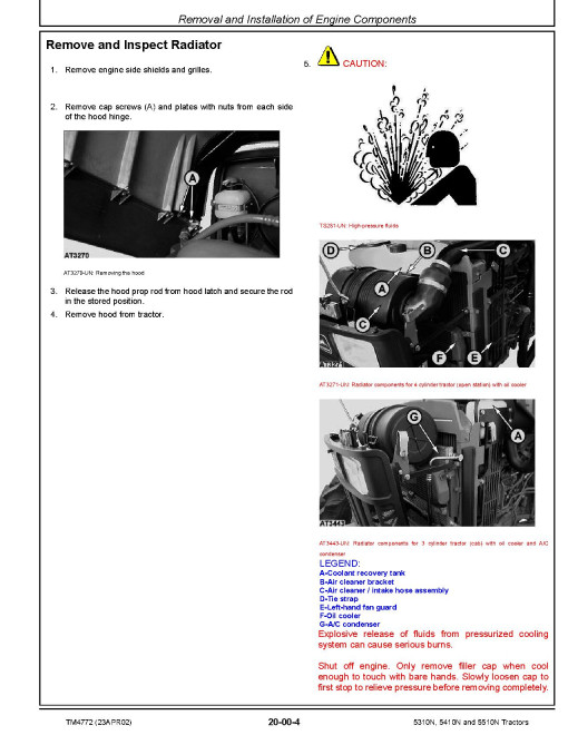 John Deere 5310N, 5410N and 5510N Tractors (European Edition) Technical Manual (TM4772) John Deere 5310N, 5410N and 5510N Tractors (European Edition) Technical Manual (TM4772)