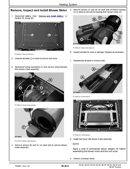 John Deere 5215F, 5215V, 5315F, 5315V, 5515F, 5515V, 5615F and 5615V Tractors (European Edition) Diagnostic Manual (TM4861) John Deere 5215F, 5215V, 5315F, 5315V, 5515F, 5515V, 5615F and 5615V Tractors (European Edition) Diagnostic Manual (TM4861)