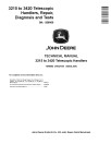 John Deere 3215 and 3420 Telescopic Handlers (SN. up to 206800) Technical Manual (TM4893)