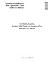 John Deere W330 Combines (SN: up to 700948) Technical Manual (TM5SR14289)