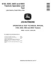 John Deere 6103, 6203, 6403 and 6603 Tractors (Latin America, South Africa, Asia) Operation and Test Manual (TM6021)