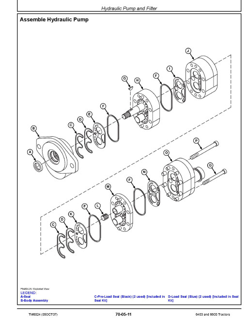 John Deere 6403 and 6603 Tractors (North America) Repair Manual (TM6024) John Deere 6403 and 6603 Tractors (North America) Repair Manual (TM6024)