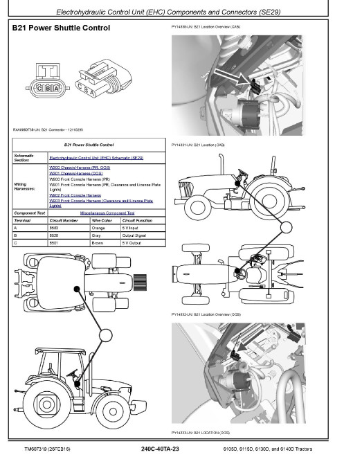 John Deere 6105D, 6115D, 6130D and 6140D iT4/S3B Tractors (North America, SN. from 050000) Diagnostic Manual (TM607319) John Deere 6105D, 6115D, 6130D and 6140D iT4/S3B Tractors (North America, SN. from 050000) Diagnostic Manual (TM607319)