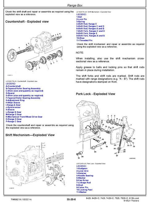 John Deere 6155J, 6155JH, 6425, 6425HC, 7425, 7425HC, 7525 and 7525HC Tractors (Mexica, up to MY2015) Repair Manual (TM608219) John Deere 6155J, 6155JH, 6425, 6425HC, 7425, 7425HC, 7525 and 7525HC Tractors (Mexica, up to MY2015) Repair Manual (TM608219)