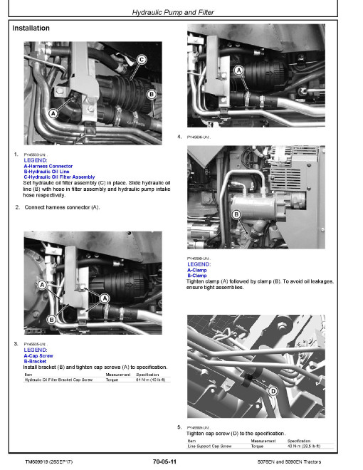 John Deere 5076EN and 5090EN Tractors Repair Manual (TM609919) John Deere 5076EN and 5090EN Tractors Repair Manual (TM609919)