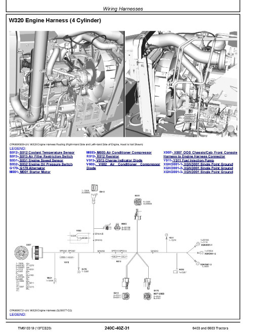 John Deere 6403 and 6603 (SN: 0040000-) Tractors (Export Edition) Diagnostic Manual (TM610319) John Deere 6403 and 6603 (SN: 0040000-) Tractors (Export Edition) Diagnostic Manual (TM610319)