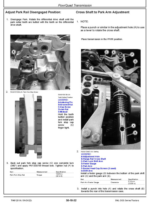 John Deere 5105ML, 5120ML and 5130ML OOS Series FT4 Tractors (North America) Repair Manual (TM612019) John Deere 5105ML, 5120ML and 5130ML OOS Series FT4 Tractors (North America) Repair Manual (TM612019)