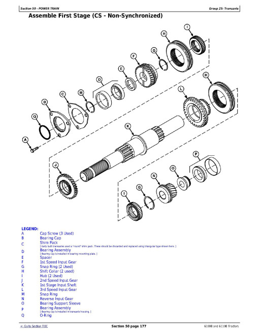 John Deere 6100B and 6110B Tractors Repair Manual (TM700019) John Deere 6100B and 6110B Tractors Repair Manual (TM700019)
