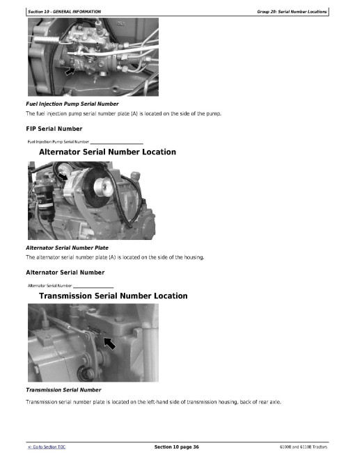 John Deere 6100B and 6110B Tractors Repair Manual (TM700019) John Deere 6100B and 6110B Tractors Repair Manual (TM700019)
