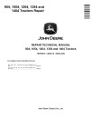 John Deere 1054, 1204, 1354, 1404 and 904 China Tractors Repair Manual (TM700619)
