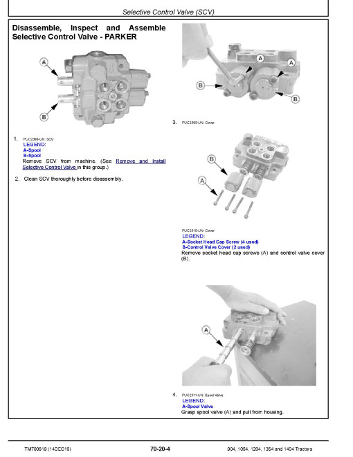 John Deere 1054, 1204, 1354, 1404 and 904 China Tractors Repair Manual (TM700619) John Deere 1054, 1204, 1354, 1404 and 904 China Tractors Repair Manual (TM700619)