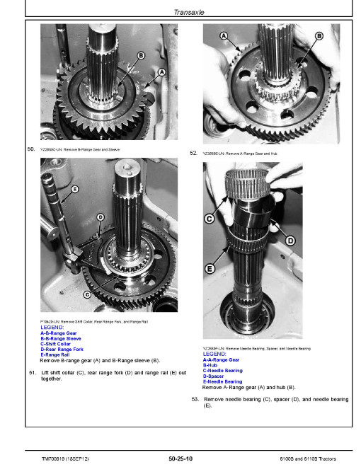 John Deere 6100B and 6110B Tractors Technical Manual (TM700819) John Deere 6100B and 6110B Tractors Technical Manual (TM700819)