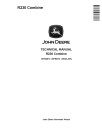 John Deere R230 Combines Technical Manual (TM702619)