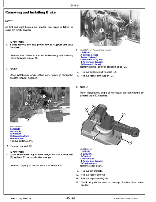 John Deere 3045B and 3050B Tractors Technical Manual (TM703219) John Deere 3045B and 3050B Tractors Technical Manual (TM703219)