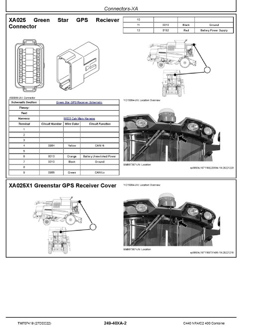 John Deere C2 400 / C440 NR4 Combines (China) Diagnostic Manual (TM707419) John Deere C2 400 / C440 NR4 Combines (China) Diagnostic Manual (TM707419)