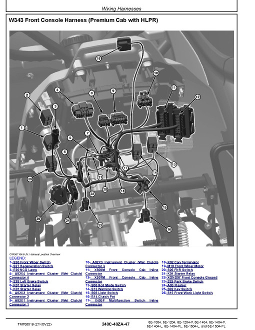 John Deere 6E-1004, 6E-1204(P), 6E-1404(L, P, PL), 6E-1504-L and 6E-1504-PL Tractors (China) Diagnostic Manual (TM708019) John Deere 6E-1004, 6E-1204(P), 6E-1404(L, P, PL), 6E-1504-L and 6E-1504-PL Tractors (China) Diagnostic Manual (TM708019)