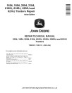 John Deere 1654, 1854, 2054, 2104 China Tractors, 6165J, 6185J, 6205J and 6210J Tractors (Asia) Repair Manual (TM802319)