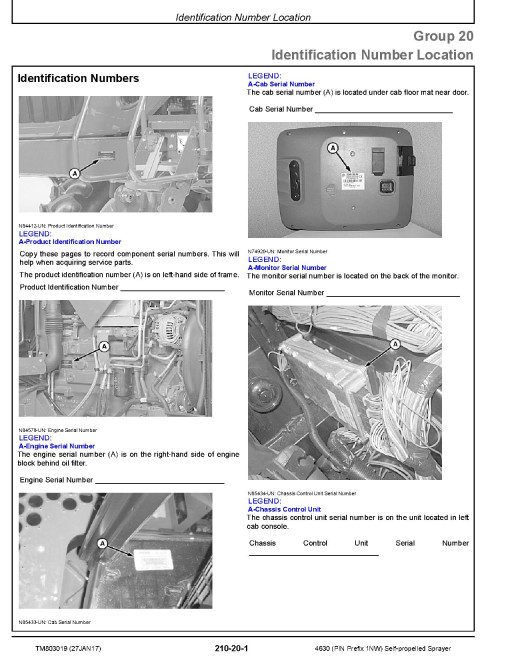 John Deere 4630 (PIN: 1NW_ _ _ _190000-) Self-Propelled Sprayers Diagnostic Manual (TM803019) John Deere 4630 (PIN: 1NW_ _ _ _190000-) Self-Propelled Sprayers Diagnostic Manual (TM803019)