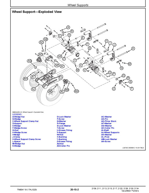 John Deere 2109, 2111, 2113, 2115, 2117, 2122, 2126, 2130 and 2134 VacuMeter™ Planters (South America, SN: 100000-140999) Repair Manual (TM804119) John Deere 2109, 2111, 2113, 2115, 2117, 2122, 2126, 2130 and 2134 VacuMeter™ Planters (South America, SN: 100000-140999) Repair Manual (TM804119)