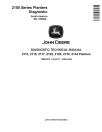 John Deere 2113, 2115, 2117, 2122, 2126, 2130 and 2134 Planters (South America, SN. from 100000) Diagnostic Manual (TM804319)