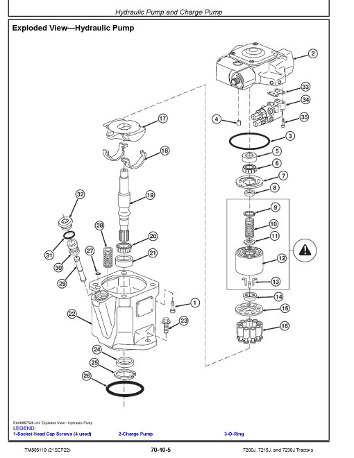 John Deere 7200J, 7215J and 7230J Tractors Repair Manual (TM805119) John Deere 7200J, 7215J and 7230J Tractors Repair Manual (TM805119)