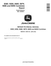 John Deere S540, S550, S660, S670, S680 and S690 Combines (South America, SN. from 120100) Repair Manual (TM805519)