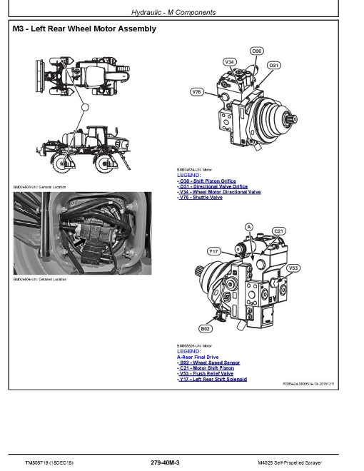 John Deere M4025 (SN: 180000-189999) Self-Propelled Sprayers (South America) Diagnostic Manual (TM805719) John Deere M4025 (SN: 180000-189999) Self-Propelled Sprayers (South America) Diagnostic Manual (TM805719)
