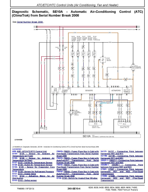John Deere 6230, 6330, 6430, 6530, 6534, 6630, 6830, 6930, 7430, 7430E, 7530 and 7530E Premium Tractors (European Edition) Diagnostic Manual (TM8060) John Deere 6230, 6330, 6430, 6530, 6534, 6630, 6830, 6930, 7430, 7430E, 7530 and 7530E Premium Tractors (European Edition) Diagnostic Manual (TM8060)