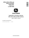 John Deere S760, S770, S780 and S790 Combines (South America, SN. before 140099) Diagnostic Manual (TM807119)