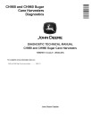 John Deere CH950 and CH960 Sugar Cane Harvesters Diagnostic Technical Manual (TM807819)
