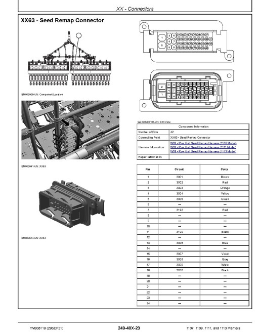 John Deere 1107, 1109, 1111 and 1113 Planters (SN. from 130100) Diagnostic Manual (TM808119) John Deere 1107, 1109, 1111 and 1113 Planters (SN. from 130100) Diagnostic Manual (TM808119)