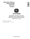 John Deere S760, S770, S780 and S790 Combines (South America, SN. from 140100) Diagnostic Manual (TM808619)