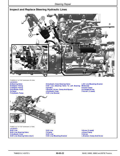 John Deere 5045E, 5055E, 5065E and 5075E FT4 Tractors (SN. from 748241) Repair Manual (TM902519) John Deere 5045E, 5055E, 5065E and 5075E FT4 Tractors (SN. from 748241) Repair Manual (TM902519)