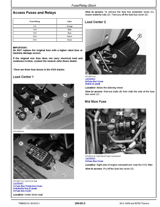 John Deere 5075E, 5310 and 5405 TREM Stage IV Tractors (Indian) Diagnostic Manual (TM903319) John Deere 5075E, 5310 and 5405 TREM Stage IV Tractors (Indian) Diagnostic Manual (TM903319)