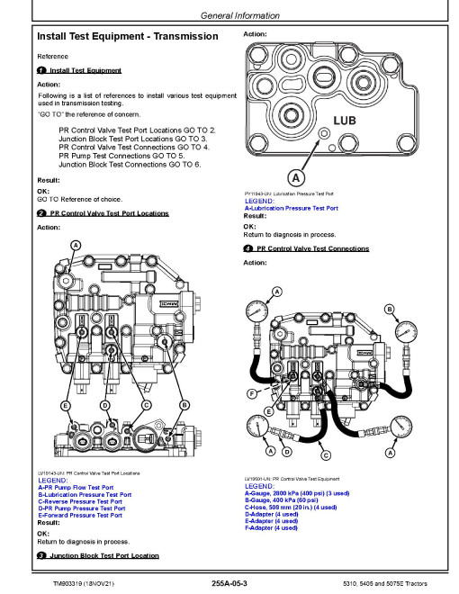 John Deere 5075E, 5310 and 5405 TREM Stage IV Tractors (Indian) Diagnostic Manual (TM903319) John Deere 5075E, 5310 and 5405 TREM Stage IV Tractors (Indian) Diagnostic Manual (TM903319)