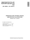 John Deere 703G, 753G and TimberJack 608S Tracked Feller Bunchers Operation and Test Manual (TMF387448)
