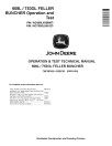 John Deere 753GL and TimberJack 608L Tracked Feller Bunchers Operation and Test Manual (TMF387450)