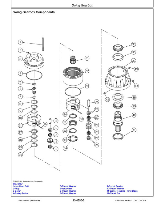 John Deere 535 (SN: 017086-) and TimberJack 530B (SN: 017081-) Knuckleboom Trailer Mount Log Loaders Repair Manual (TMF389377) John Deere 535 (SN: 017086-) and TimberJack 530B (SN: 017081-) Knuckleboom Trailer Mount Log Loaders Repair Manual (TMF389377)