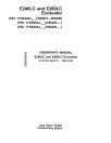 John Deere E240LC (SN:C500021-C500200) and E260LC (SN. from C500201, D500201) Crawler Excavators Operators Manual (WY21780)